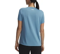 Under Armour Women's Ua Tech Watercolor Graphic V-Neck T-Shirt