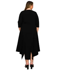 L I V D Plus Vida Split Hem Dress