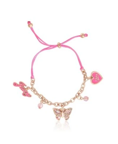 Juicy Couture Kids Adjustable Butterfly Charm Bracelet