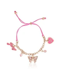 Juicy Couture Kids Adjustable Butterfly Charm Bracelet