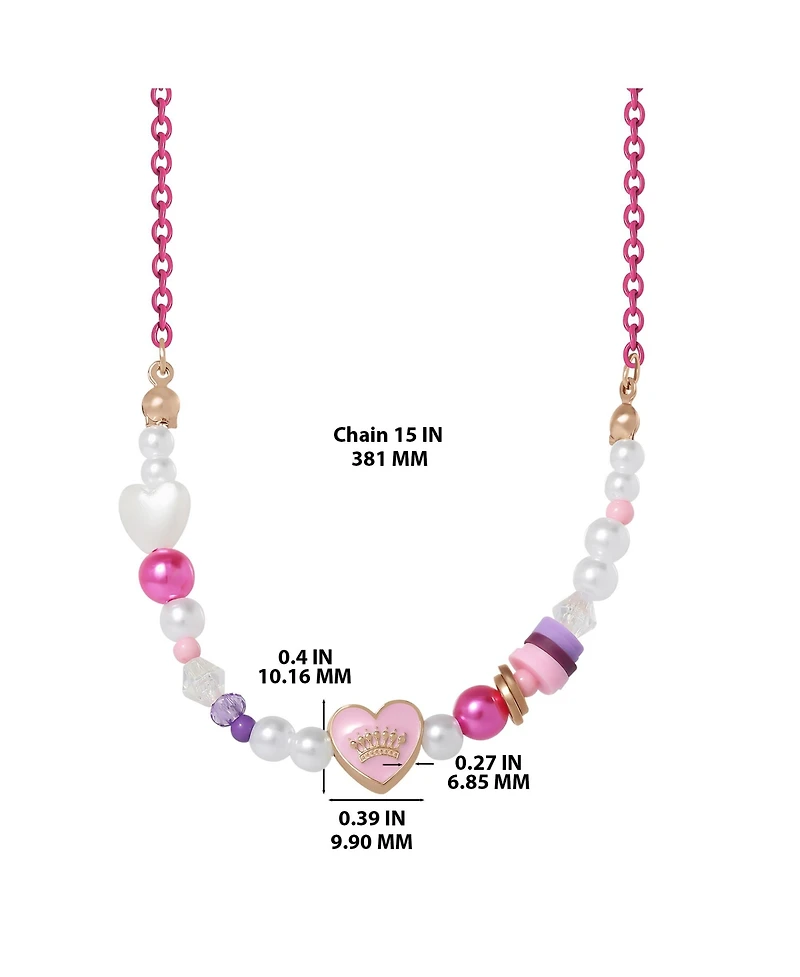 Juicy Couture Kids 15+2" Beaded Necklace
