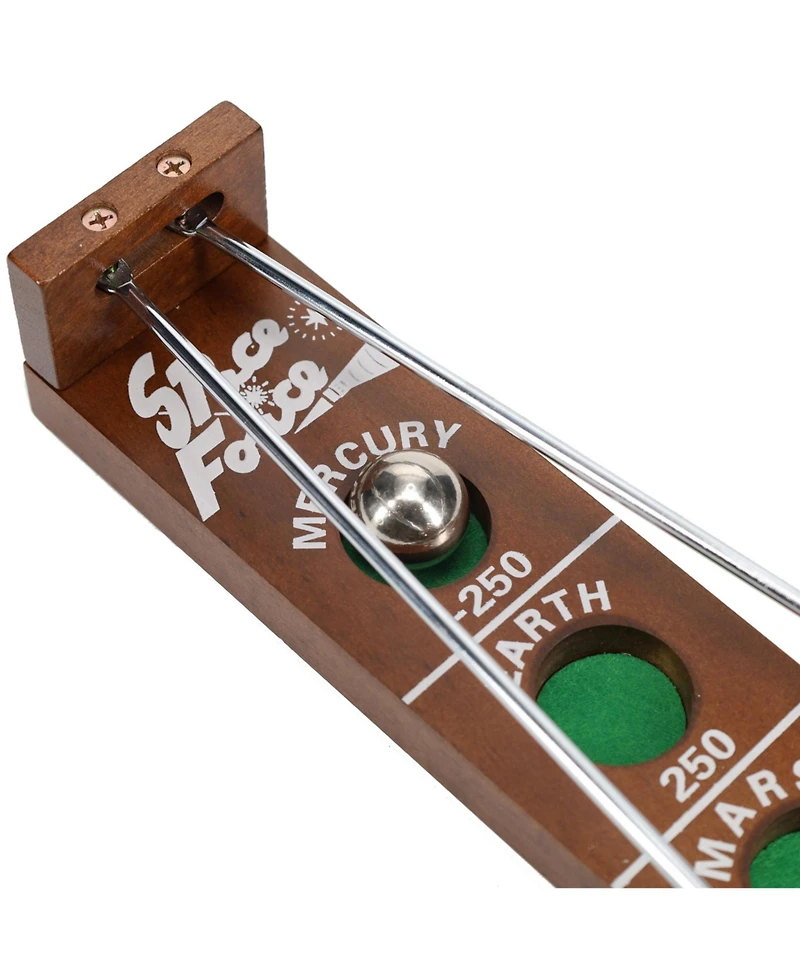 We Games Shoot The Moon - a Classic 1940's Nostalgia Game - Solid Walnut Wood Stain