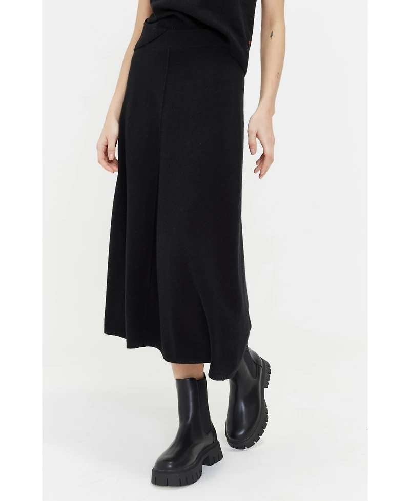 Chinti & Parker Women's Wool Cashmere Midi Skirt