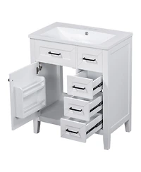 Streamdale Furniture 30" Bathroom Vanity with Sink & Drawers