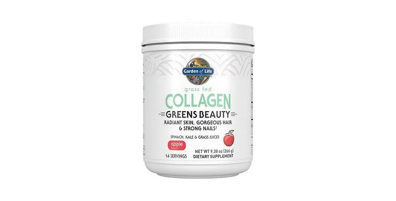 Garden of Life Collagen Greens Beauty Powder, Apple, 266 Grams