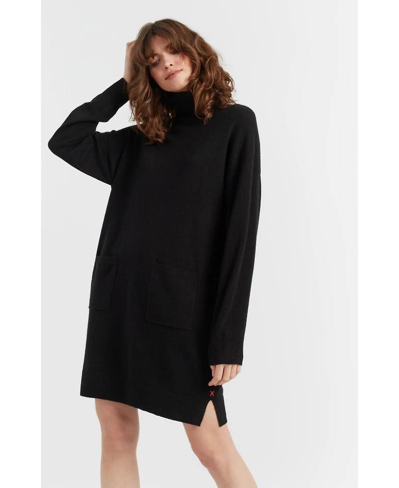 Chinti & Parker Women's Cashmere Rollneck Dress