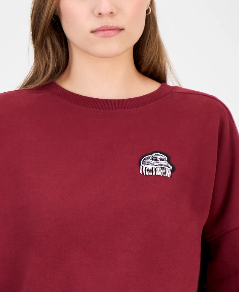 Boss Orange Women's Cowboy Hat Graphic Sweatshirt