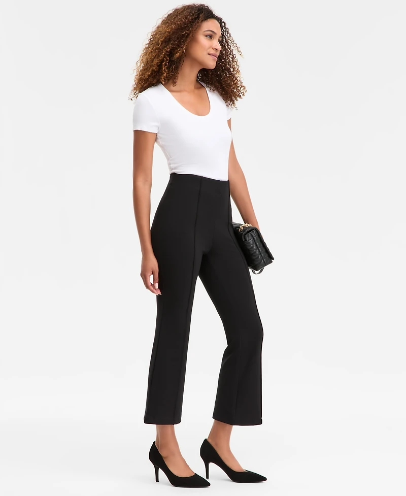I.n.c. International Concepts Women's High-Rise Kick Flare Pants, Macy's Exclusive