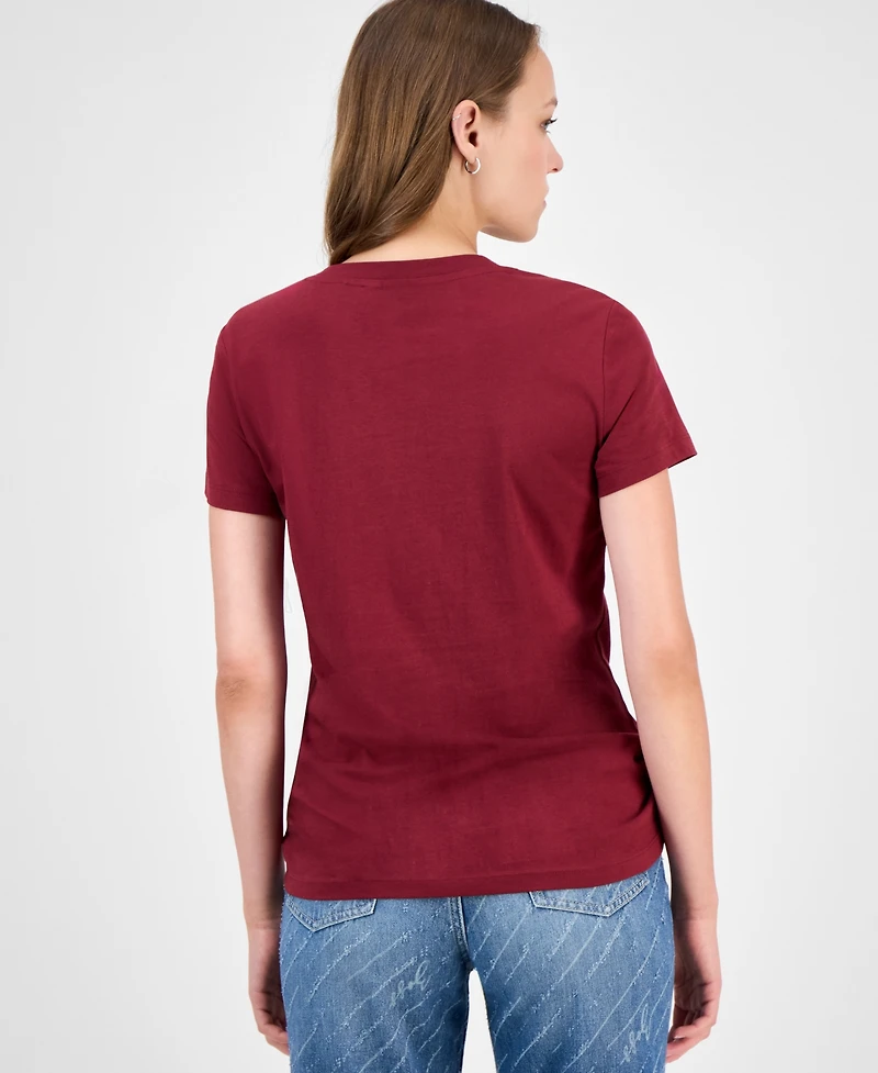 Boss Orange Women's Rhinestone Logo T-Shirt