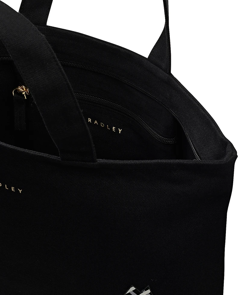 Radley London Face To Face Check Large Zip Top Tote Bag