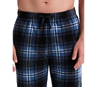 Perry Ellis Portfolio Men's Buffalo Plaid Fleece Pajama Pants