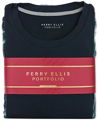 Perry Ellis Portfolio Men's Buffalo Plaid Cotton Pajama Set