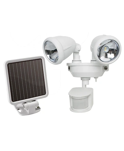 Maxsa Innovations Solar-powered Dual-head Led Security Spotlight