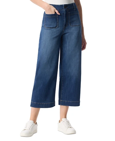 Gloria Vanderbilt Women's Cropped Patch Pocket Jeans