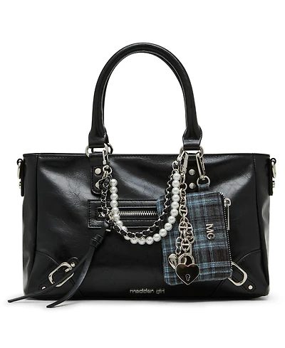Madden Girl Violetc Crinkle Zipper Handbag