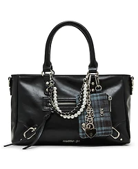 Madden Girl Violetc Crinkle Zipper Handbag
