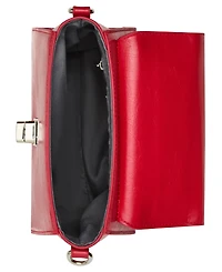 Madden Girl Trissac Crinkle Turn Lock Satchel Bag