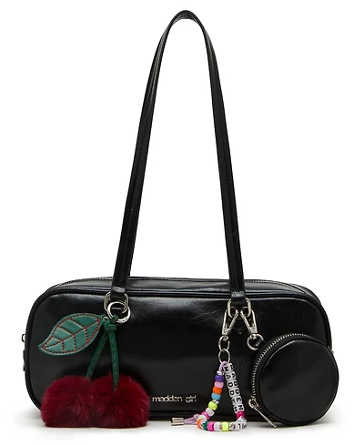 Madden Girl Andarna Crinkle Zipper Shoulder Bag