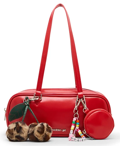 Madden Girl Andarna Crinkle Zipper Shoulder Bag