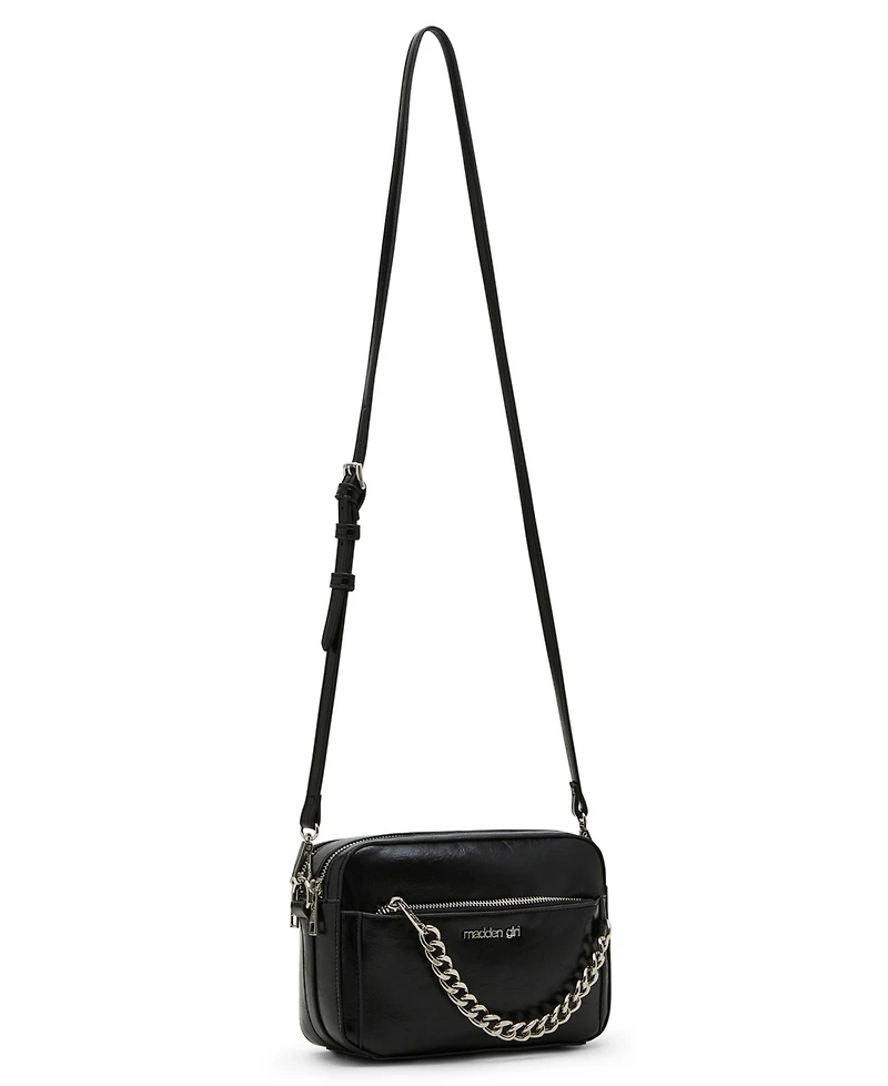 Madden Girl Tarac Crinkle Camera Crossbody Bag