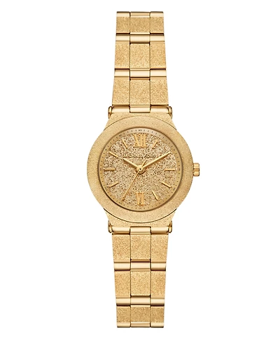Michael Kors Women's Billie Three-Hand Gold-Tone Stainless Steel Watch, 26mm