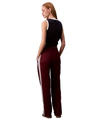 Calvin Klein Jeans Women's High-Shine French Terry Track Pants