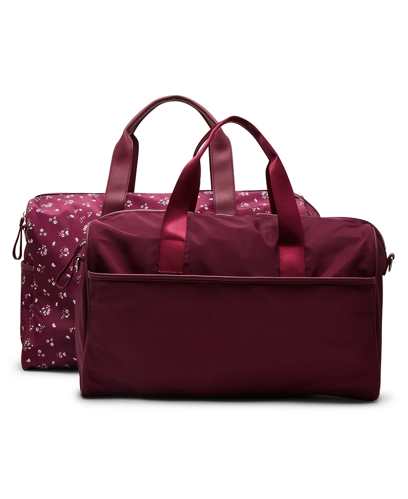 Madden Girl Zipper Duo Duffle Bag