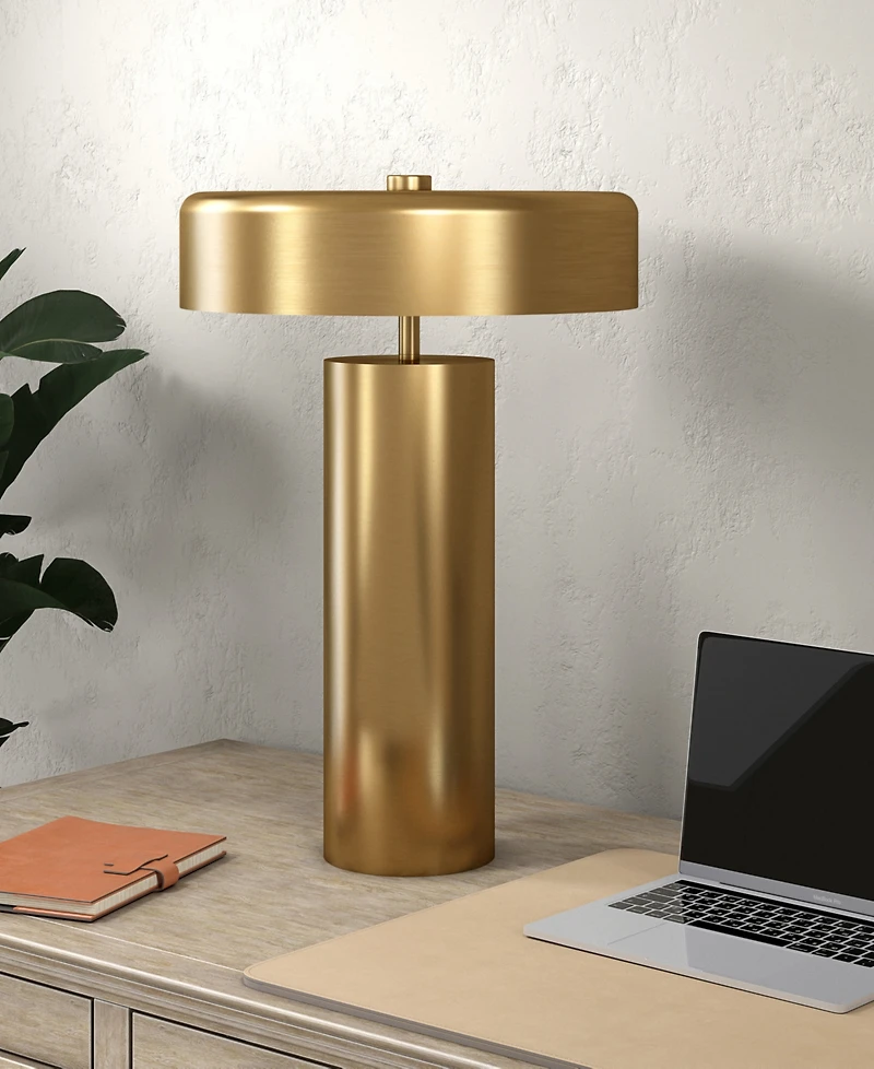 Hudson & Canal Nash 23.75" Metal Table Lamp with Shade