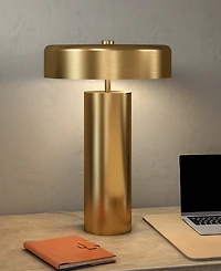 Hudson & Canal Nash 23.75" Metal Table Lamp with Shade