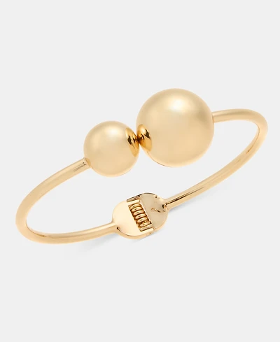 I.n.c. International Concepts Gold-Tone Beaded Cuff Bracelet, Macy's Exclusive