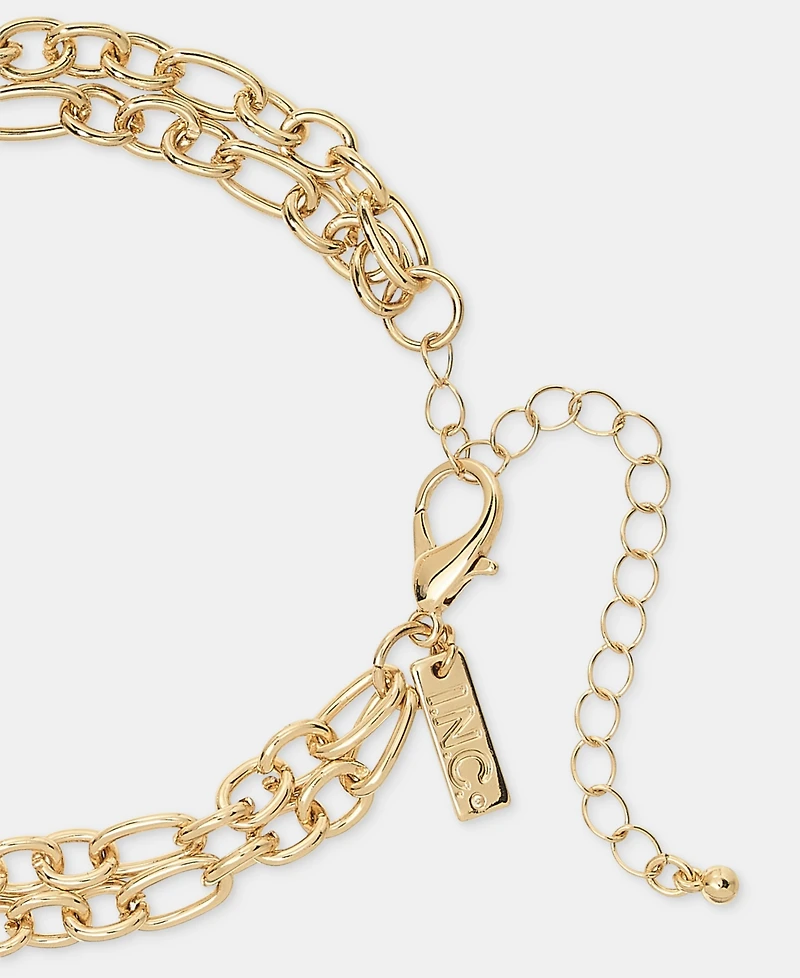 I.n.c. International Concepts Disc Charm Layered Lariat Necklace, 16" + 3" extender, Macy's Exclusive
