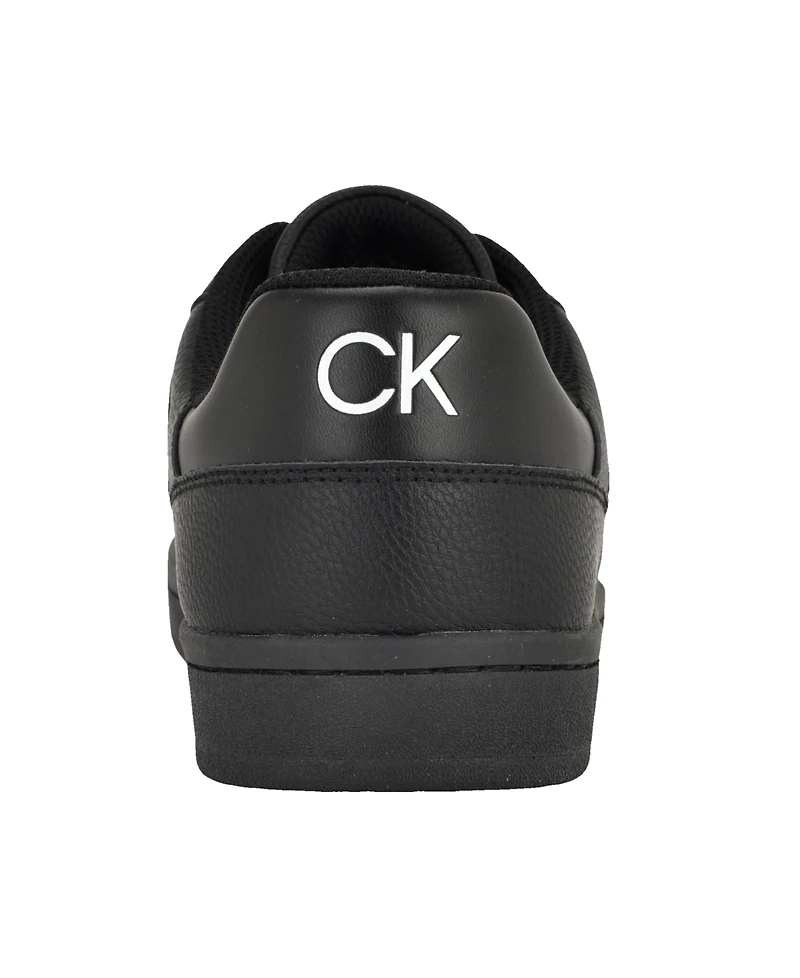 Calvin Klein Men's Landy Round Toe Lace Up Sneakers