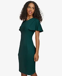 Calvin Klein Women's Scuba Crepe Sheath Dress