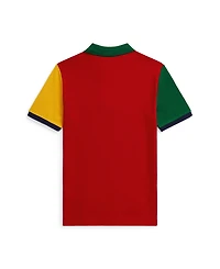 Polo Ralph Lauren Big Boys Pony Color Blocked Mesh Shirt