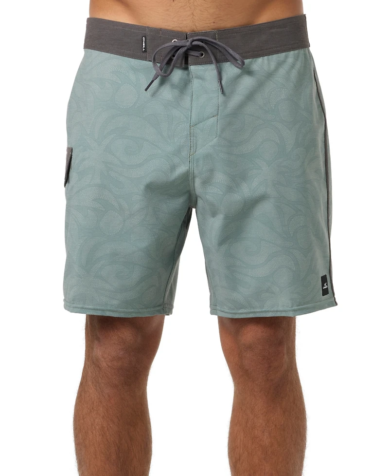 O'Neill Men's Lineup Straight Leg Boardshorts