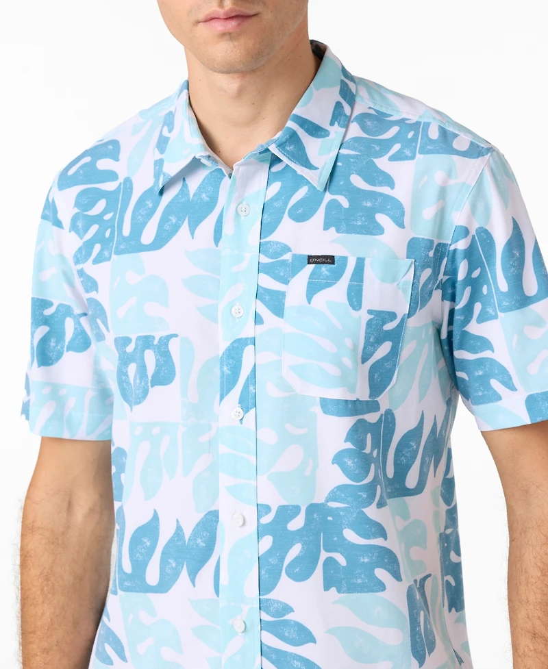 O'Neill Men's Traveler Ultraviolet Protection Factor Short Sleeve Relaxed Shirt