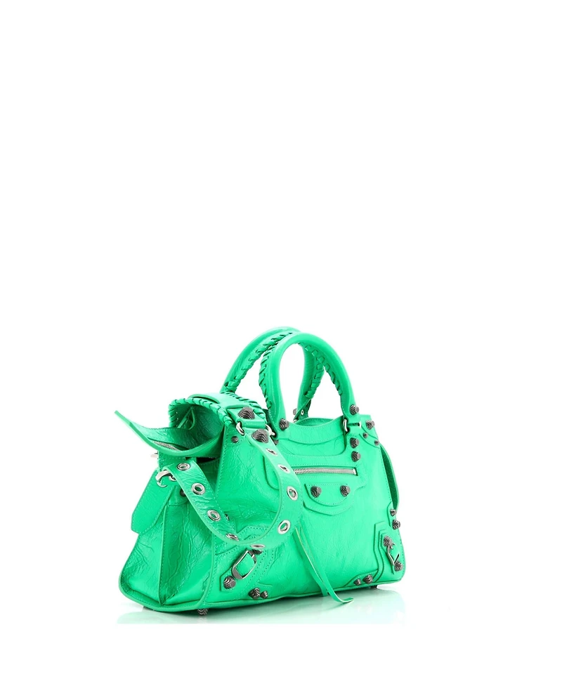 Pre-Owned Balenciaga Small Neo Cagole City Bag Leather