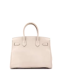 Pre-Owned Hermes Birkin 30 Handbag Light Togo with Gold Hardware