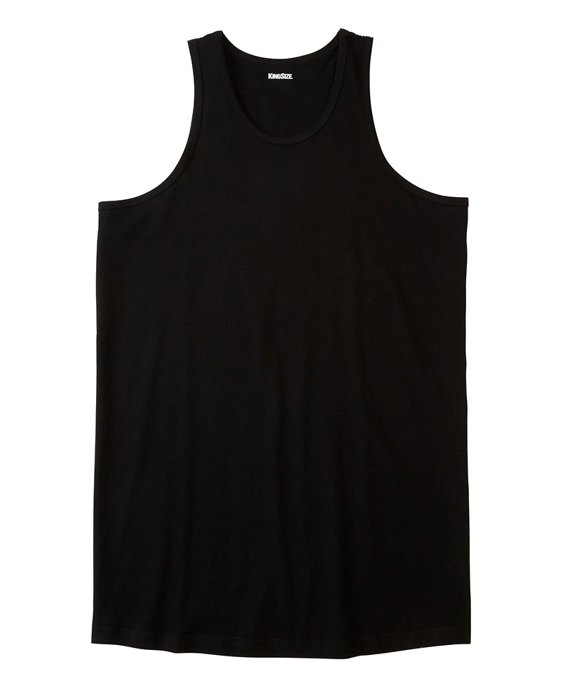 KingSize Big & Tall Shrink-Less Lightweight Longer-Length Tank