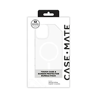 Case-Mate Protection Pack Tough MagSafe Case and Glass Screen Protector for Apple iPhone 16 Plus