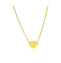 Simona Sterling Silver, Heart Slide Necklace