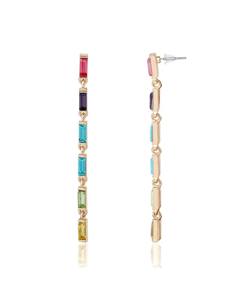 BCBGeneration Rainbow Linear Drop Earrings