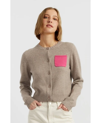 Chinti & Parker Women's Wool Cashmere Contract Pocket Cardigan