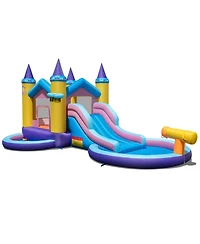 Gymax Kids Inflatable Water Slide w/ Slide Splash Pool Water Cannon Blower Excluded