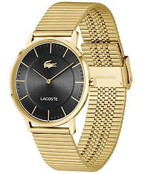 Lacoste Men's Crocorigin Gold Tone Stainless Steel Bracelet Watch, 40.5mm