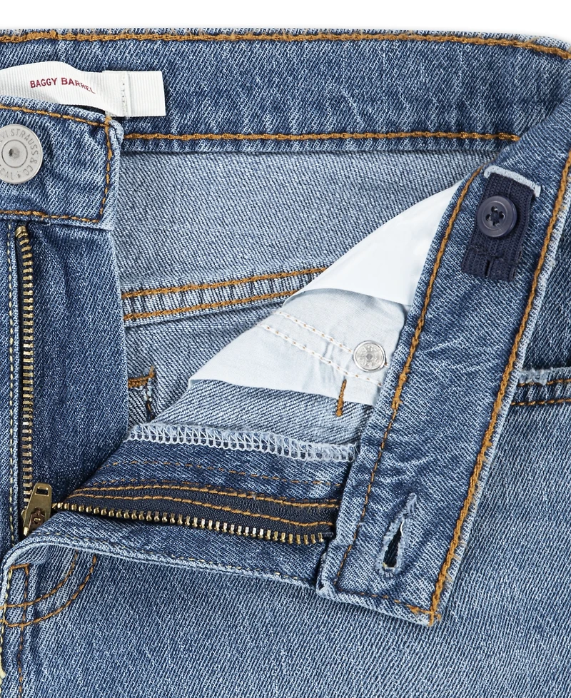 Levi's Big Girls High Rise Baggy Barrel Jeans