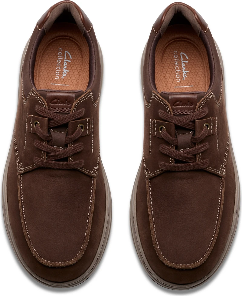 Clarks Men's Craftwell Moc Dress Casual Lace Up Sneakers