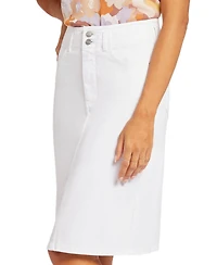 Nydj Petite High Waist Denim Skirt