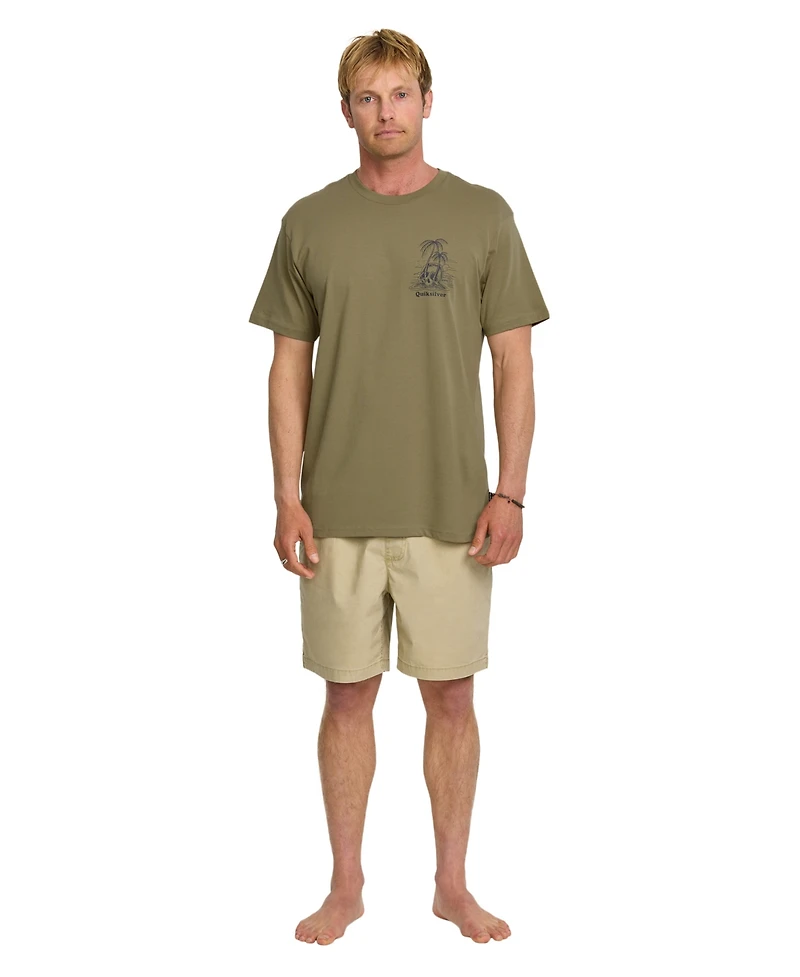 Quiksilver Men's Overgrown Short Sleeve T-Shirt