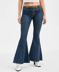 Guess Women's Franki Mid-Rise Flare-Leg Jeans